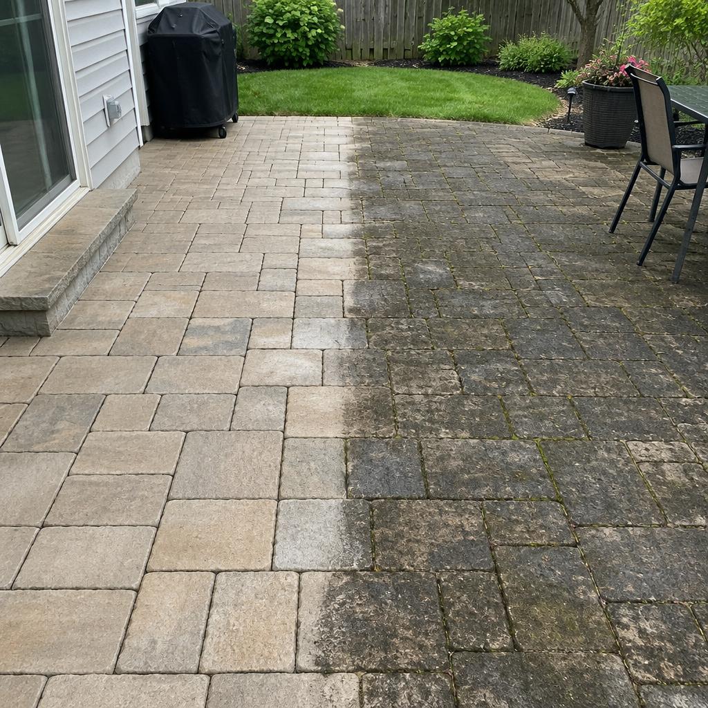 Illustrative image: paver cleaning