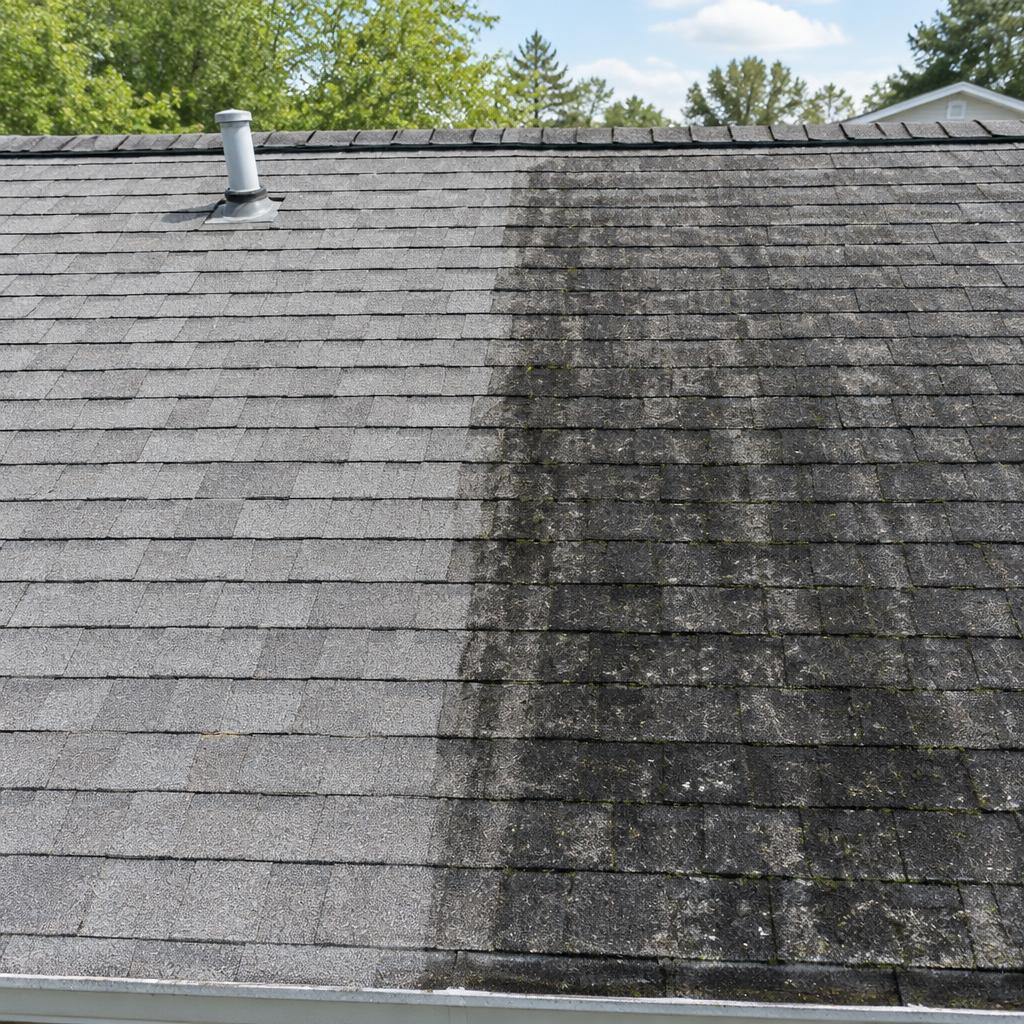 Illustrative image: roof washing